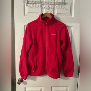 Columbia Pink Fleece Coat